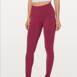 Lululemon leggings  high waist wonder under